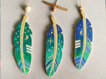 Atelier plume/cœur en bois - app.name